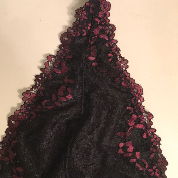 Free People fuchsia trim bralette - Picture 2 of 3